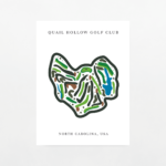 Quail Hollow Golf Club, Golf Course Print, North Carolina