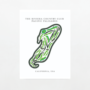 California Golf Map Print