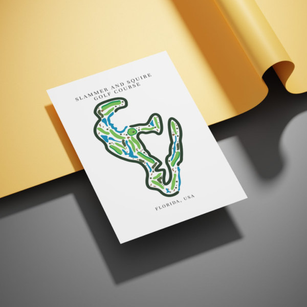 Augustine Golf Map Print