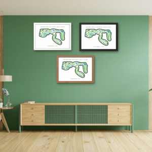 Mickelson National Golf Club Map Print, California