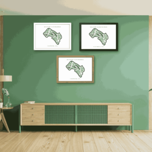 Meadow Club Map Print, Fairfax – California