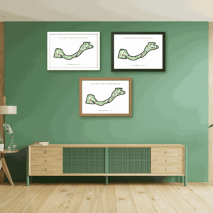 Valley Club of Montecito Map Print, California