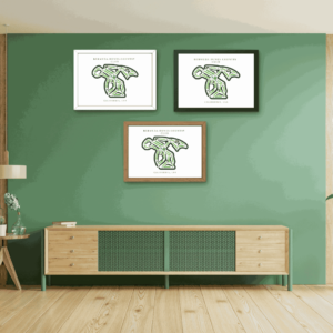 Bermuda Dunes Country Club Map Print, California