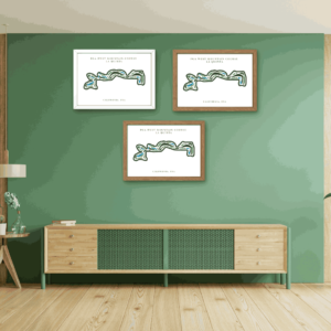 PGA West Mountain Course Map Print, La Quinta – California