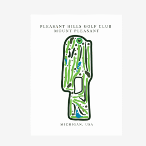 Pleasant Hills Golf Club, Golf Course Prints, Michigan