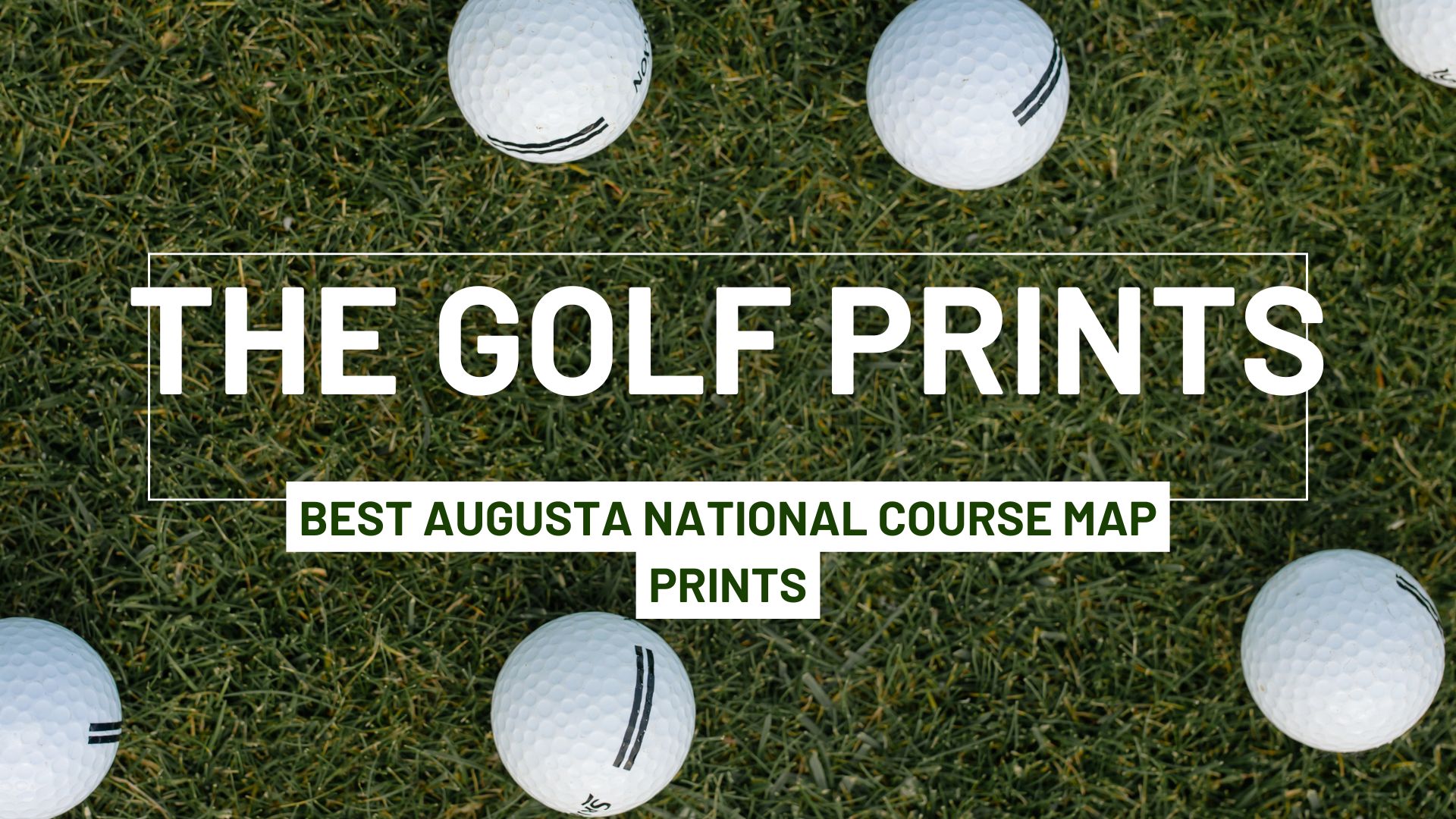 Best Augusta National Course Map Prints