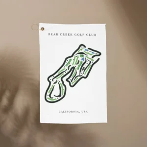 Bear Creek Golf Club, Golf Course Print, California | Golf Course Print Towels | Golf Course Microfiber