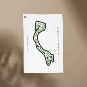 Valley Club of Montecito, Golf Course Print, California | Golf Course Print Towels | Golf Course Microfiber