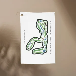 Mickelson National Golf Club, Golf Course Print, California | Golf Course Print Towels | Golf Course Microfiber