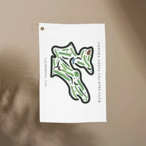 Contra Costa Country Club, Golf Course Print, California | Golf Course Print Towels | Golf Course Microfiber