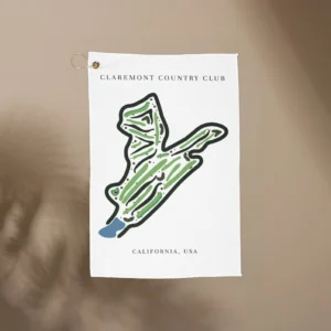 Claremont Country Club, Golf Course Print, California | Golf Course Print Towels | Golf Course Microfiber