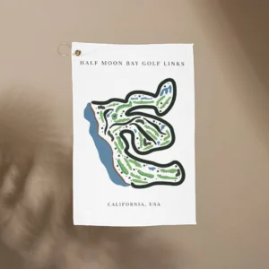 Half Moon Bay Golf Links, Golf Course Print, California | Golf Course Print Towels | Golf Course Microfiber