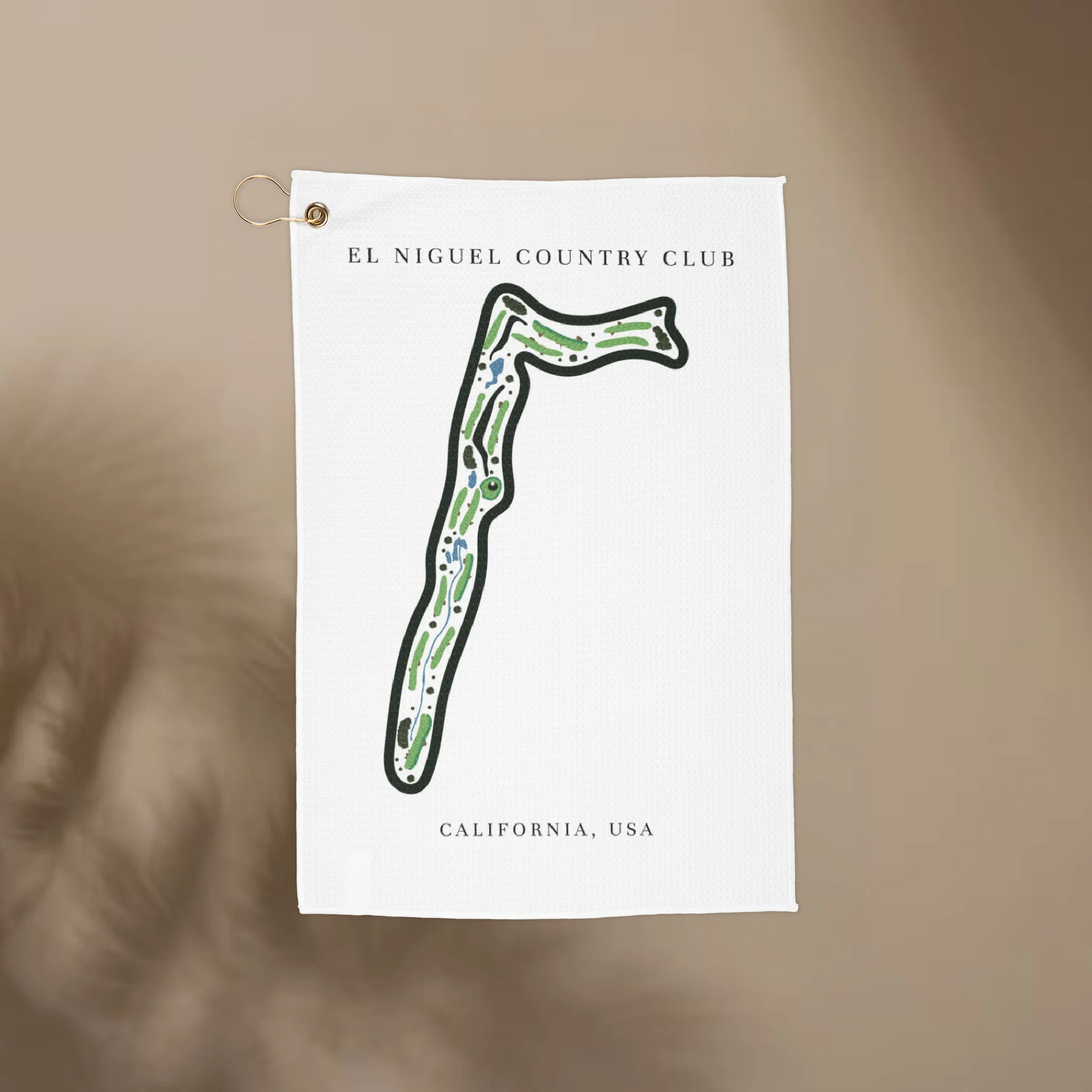 El Niguel Country Club, Golf Course Print, California | Golf Course Print Towels | Golf Course Microfiber