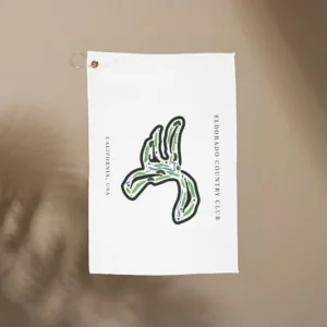 Eldorado Country Club, Golf Course Print, California | Golf Course Print Towels | Golf Course Microfiber