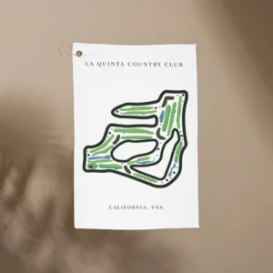 La Quinta Country Club, Golf Course Print, California | Golf Course Print Towels | Golf Course Microfiber