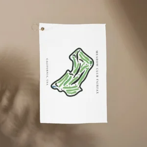 Meadow Club Fairfax, Golf Course Print, California | Golf Course Print Towels | Golf Course Microfiber