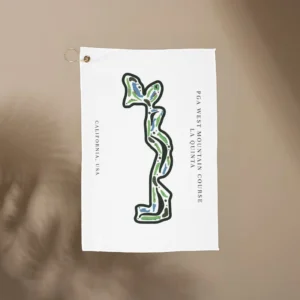 PGA West Mountain Golf Course Print, California | Golf Course Print Towels | Golf Course Microfiber