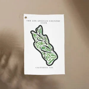 The Los Angeles Country Club, Golf Course Print, California | Golf Course Print Towels | Golf Course Microfiber