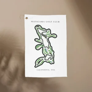 Mayacama Golf Club, Golf Course Print, California | Golf Course Print Towels | Golf Course Microfiber