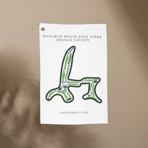 Monarch Beach Golf Links, Golf Course Print, California | Golf Course Print Towels | Golf Course Microfiber