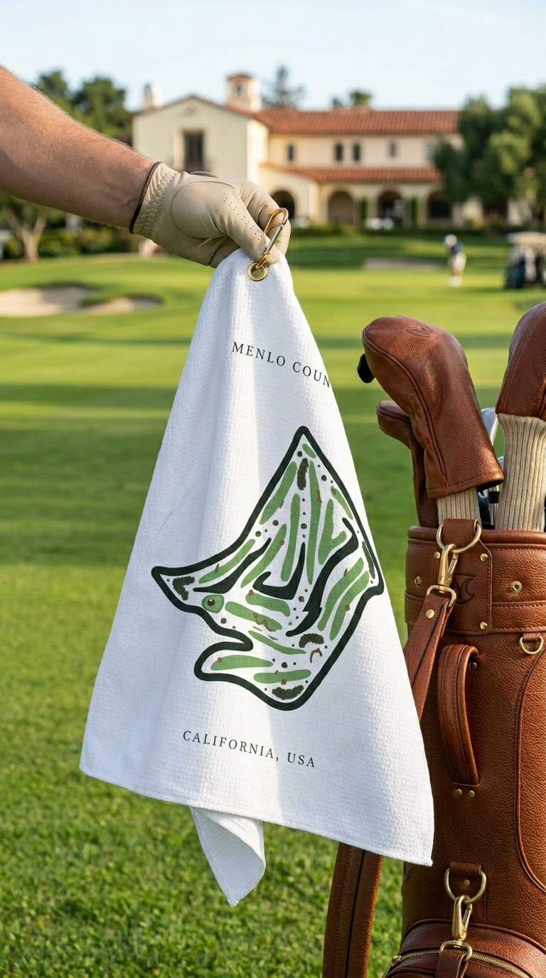 Menlo Country Club, Golf Course Print, California