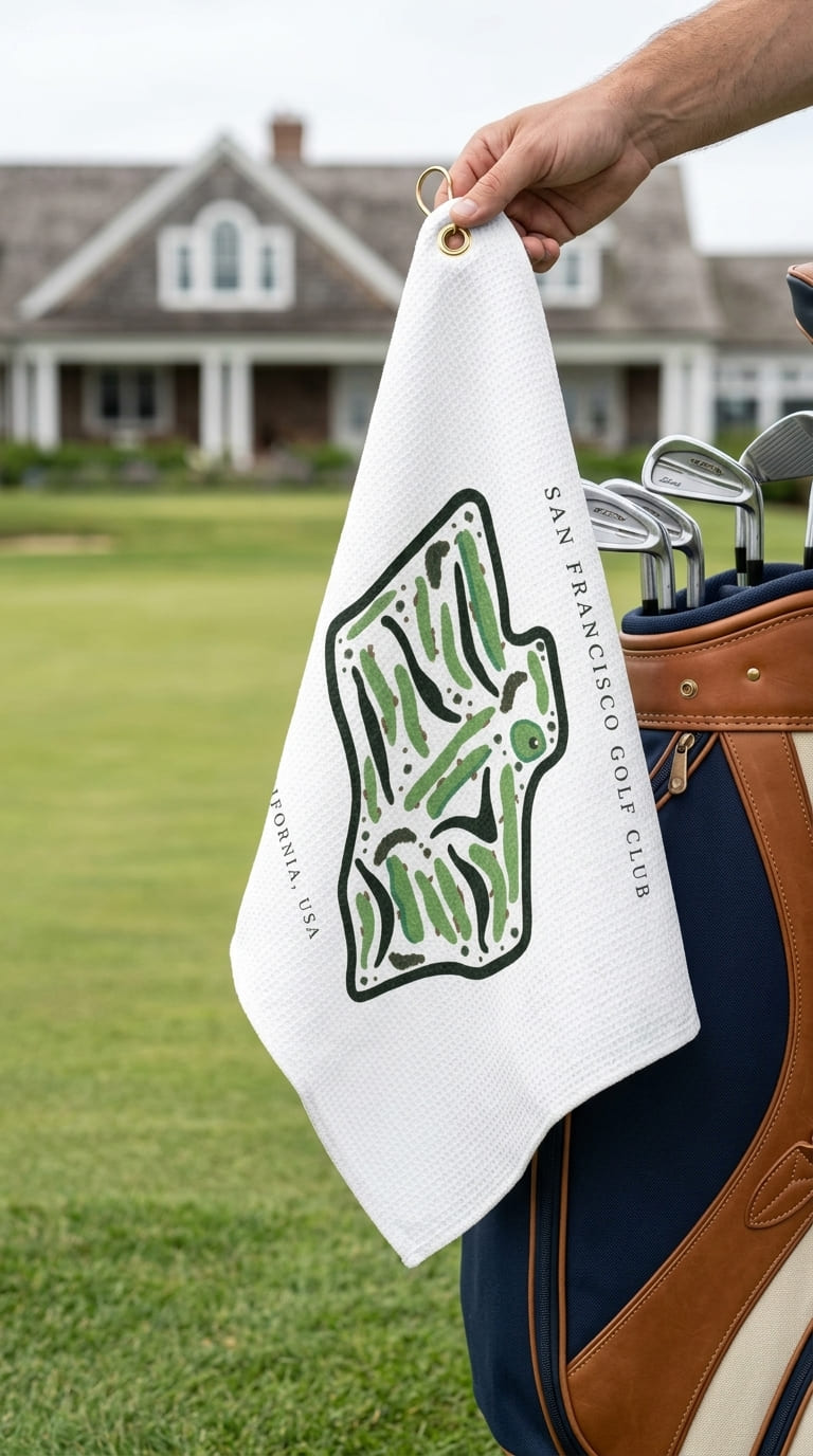 San Francisco Golf Club, Golf Course Print, California