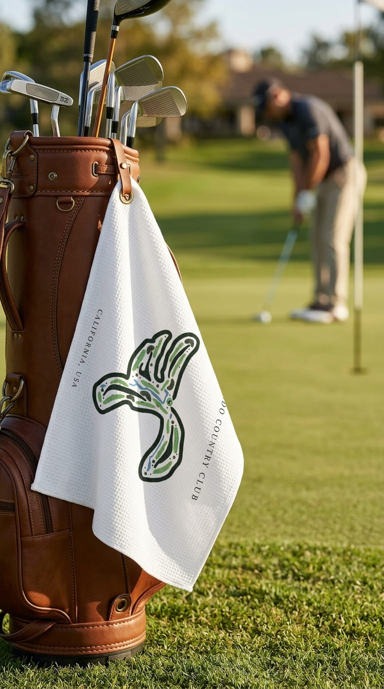 Eldorado Country Club, Golf Course Print, California | Golf Course Print Towels | Golf Course Microfiber