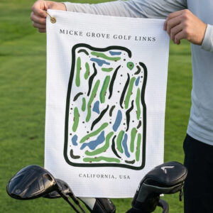 Micke Grove Golf Links, Golf Course Print, California | Golf Course Print Towels | Golf Course Microfiber