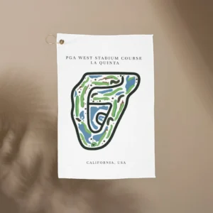 PGA West Stadium Course, Golf Course Print, California | Golf Course Print Towels​ | Golf Course Microfiber