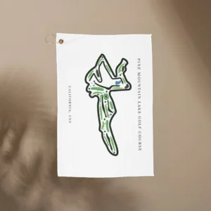 Pine Mountain Lake Golf Course Print, California | Golf Course Print Towels​ | Golf Course Microfiber