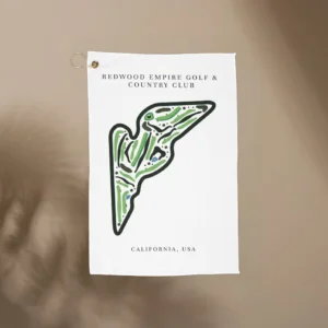 Redwood Empire Golf & Country Club, Golf Course Print, California | Golf Course Print Towels | Golf Course Microfiber