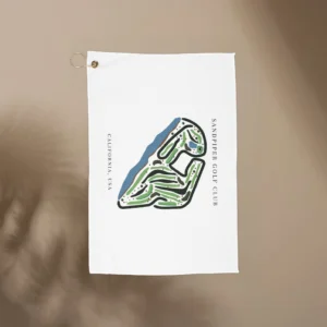 Sandpiper Golf Club, Golf Course Print, California | Golf Course Print Towels | Golf Course Microfiber