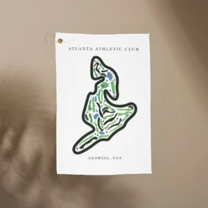 Atlanta Athletic Club, Golf Course Print, Georgia | Golf Course Print Towels | Golf Course Microfiber