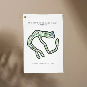 The Club at 12 Oaks Golf Course Prints, North Carolina | Golf Course Print Towels | Golf Course Microfiber