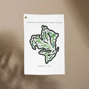 Augusta National Golf Club, Golf Course Print, Georgia | Golf Course Print Towels | Golf Course Microfiber