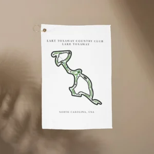 Lake Toxaway Country Club Golf Course Prints, North Carolina | Golf Course Print Towels | Golf Course Microfiber