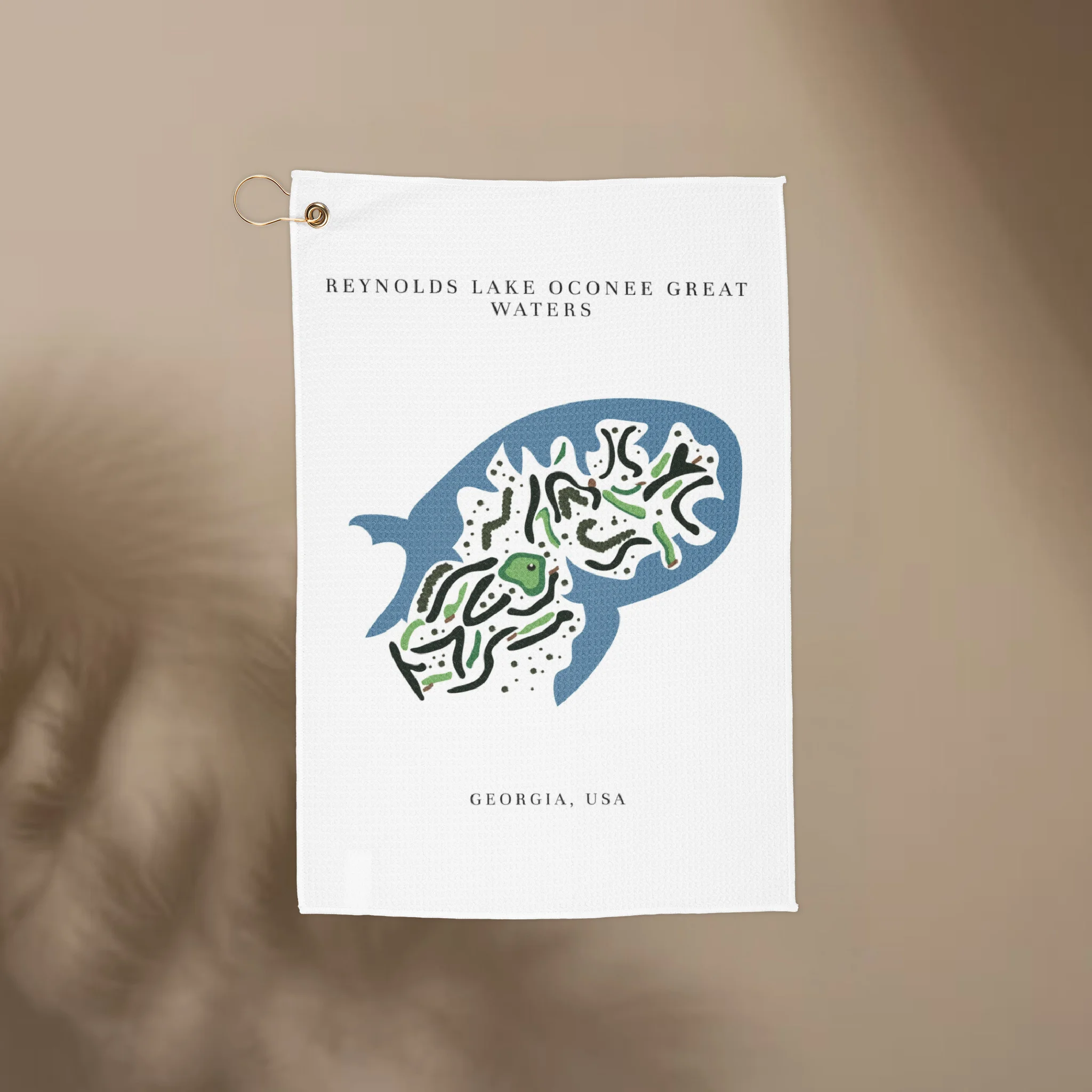 Reynolds Lake Oconee Great Waters, Golf Course Print, Georgia | Golf Course Print Towels | Golf Course Microfiber