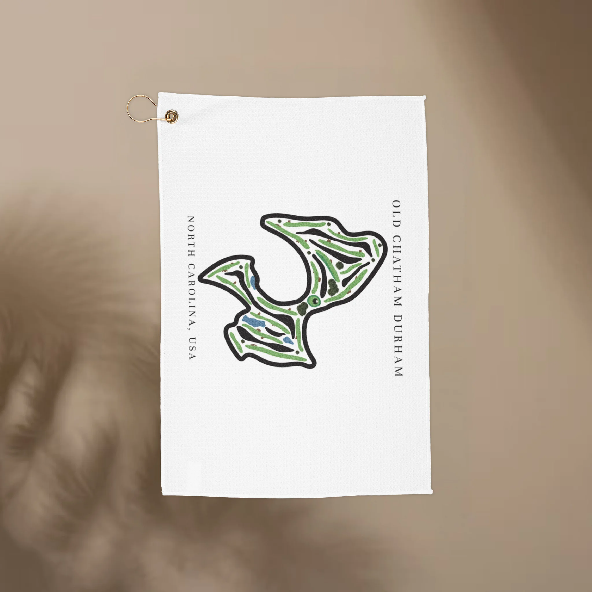 Old Chatham Golf Course Prints, North Carolina | Golf Course Print Towels | Golf Course Microfiber