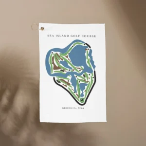 Sea Island Golf Course Prints, Georgia | Golf Course Print Towels | Golf Course Microfiber