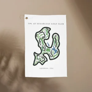 TPC at Sugarloaf Golf Club, Golf Course Print, Georgia | Golf Course Print Towels | Golf Course Microfiber
