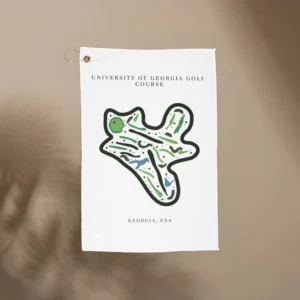 University of Georgia Golf Course Print, Georgia | Golf Course Print Towels | Golf Course Microfiber