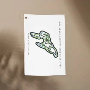 Providence Country Club Golf Course Prints, North Carolina | Golf Course Print Towels | Golf Course Microfiber