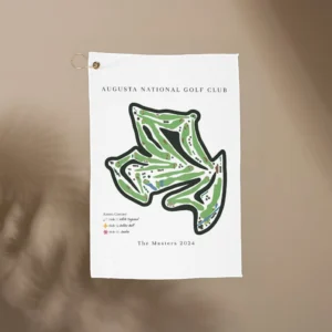 Amen Corner The Masters, Augusta National Golf Club Golf Course Print, Georgia | Golf Course Print Towels | Golf Course Microfiber