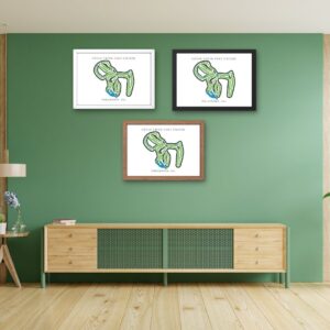 Cedar Creek Golf Course Golf Course Prints, Oklahoma, Golf Map Artwork