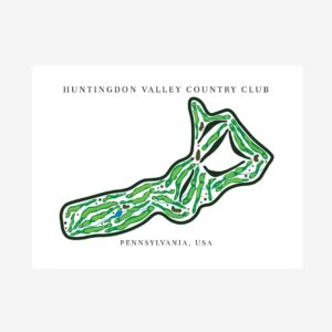 Huntingdon Valley Country Club Golf Course Prints, Pennsylvani