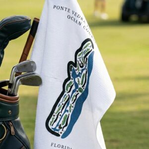Ponte Vedra Inn & Club Ocean, Golf Course Print, Florida | Golf Course Print Towels | Golf Course Microfiber