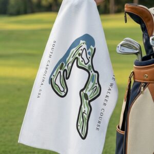 The Walker Course Golf Course Prints, South Carolina | Golf Course Print Towels | Golf Course Microfiber