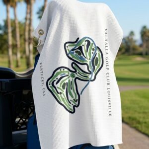 Valhalla Golf Club Golf Course Prints, Kentucky | Golf Course Print Towels | Golf Course Microfiber