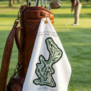 Oak Hill Country Club East & West, Golf Course Print, New York | Golf Course Print Towels | Golf Course Microfiber