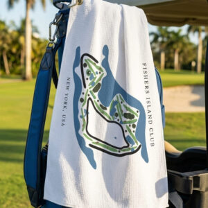 Fishers Island Club Golf Course Prints, New York | Golf Course Print Towels | Golf Course Microfiber